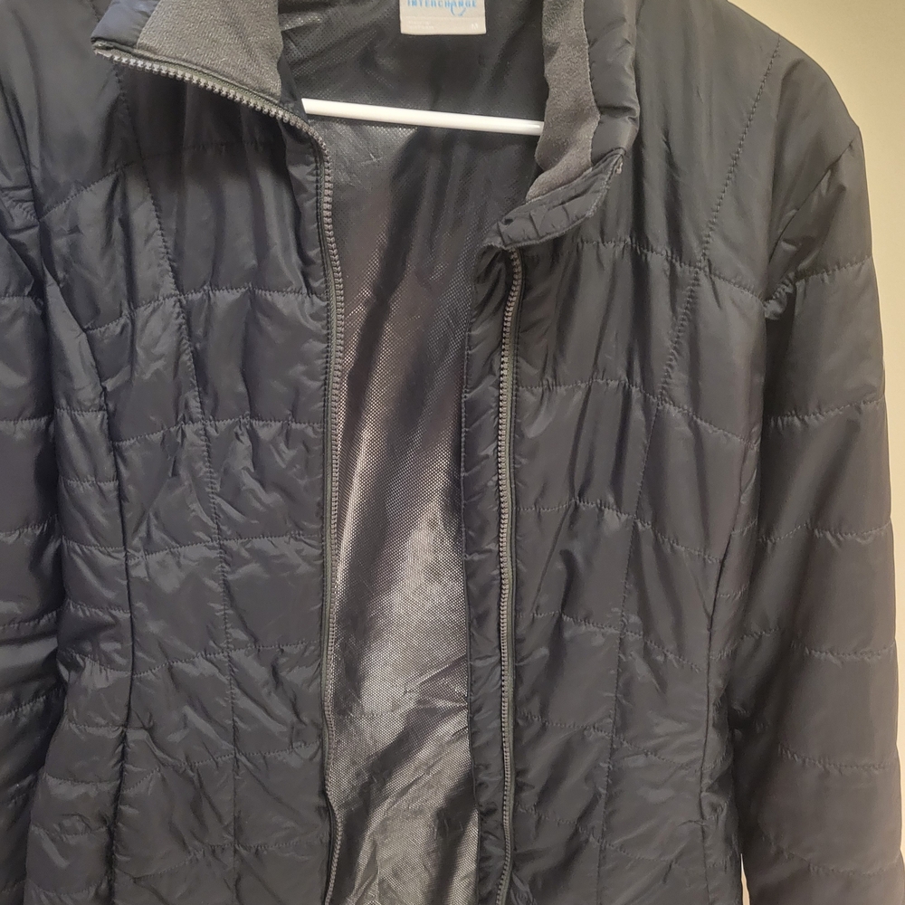 Men's Black Quilted Jacket